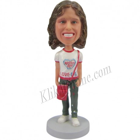 Patung Lifestyle Lovely Pinky Girl