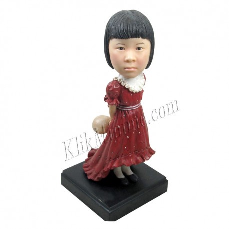 Patung Kiddies Red Dress Party