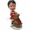 Patung Kiddies Christmas Kid Teddy Bear