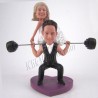 Patung Wedding Carry Bride Barbell