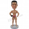 Patung Sports Body Builder with Barbell
