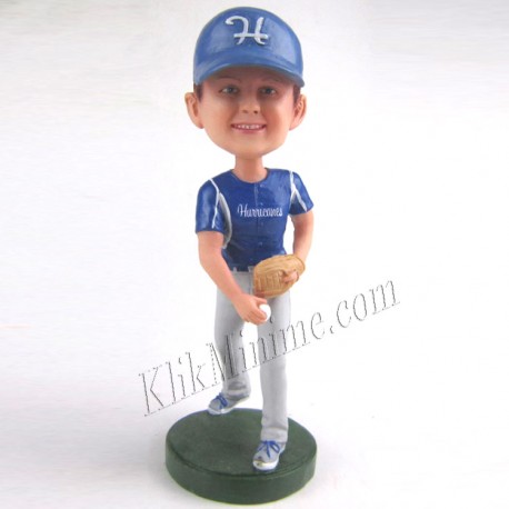 Patung Sports Baseball Pitcher