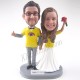 Patung Romance Couple Yellow Fever 2