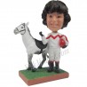 Patung Rider Horse for Girl