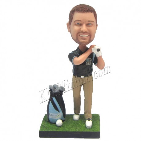 Patung Sports Golf with Bag