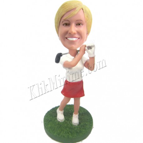 Patung Sports Golf  Lady 2